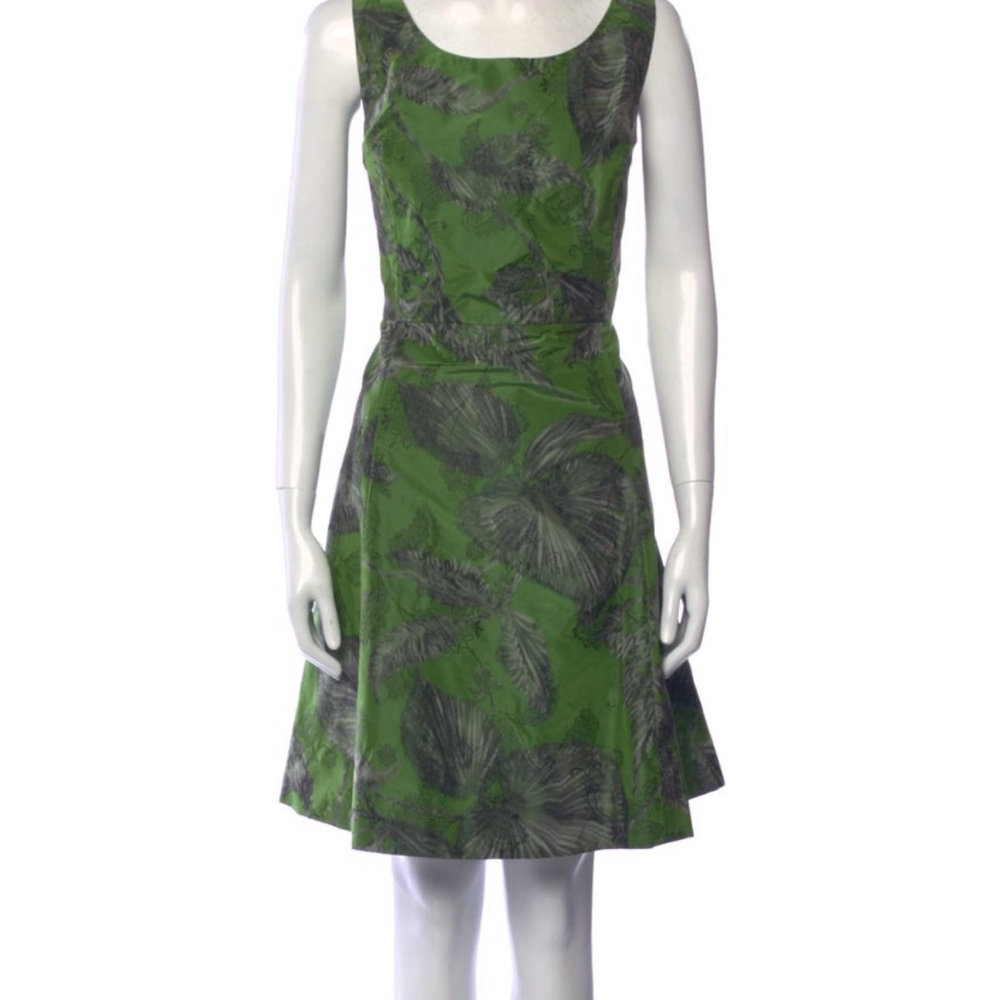 Oscar de la Renta Silk A Line dress